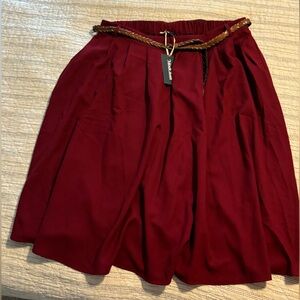 Mid Cloth Breathtaking Tiger Lillies Midi Skirt Plus size 1x